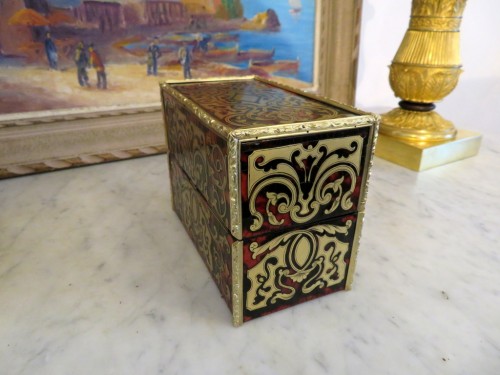 19th century - Fragancy Box in Boulle marquetry Napoleon III period 19th