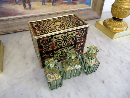 Antiquités - Fragancy Box in Boulle marquetry Napoleon III period 19th