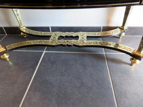 Commode en marqueterie Boulle époque 19e - Antiquités Biau