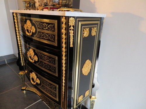Commode en marqueterie Boulle époque 19e - Napoléon III