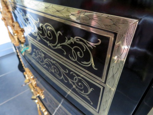 Antiquités - Drawers in Boulle marquetry 19th period Napoléon III