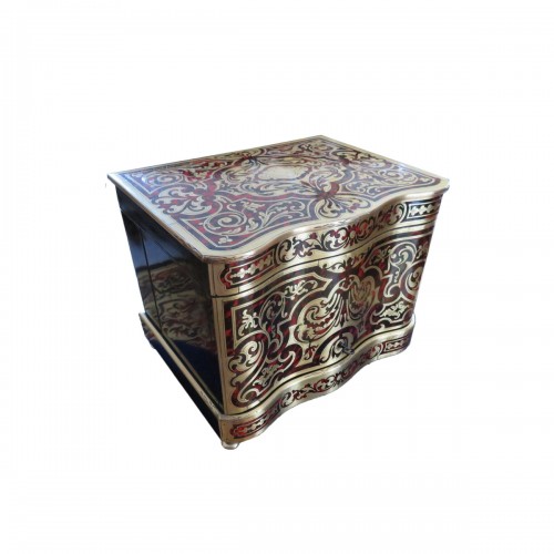 Tantalus Box in Boulle marquetry Napoleon III period 19th