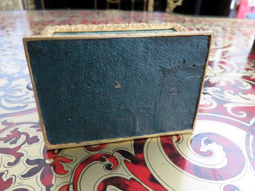 Box in Malachite and bronze marquetry 19th Napoleon III period - 