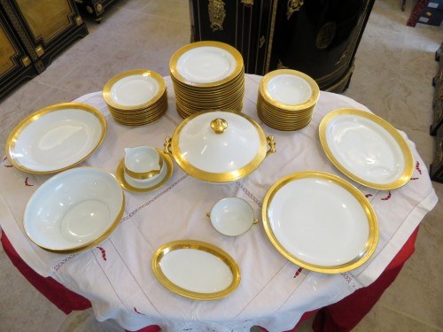 Antiquités - set of dinner to Limoges Haviland Thistle or 50 pieces