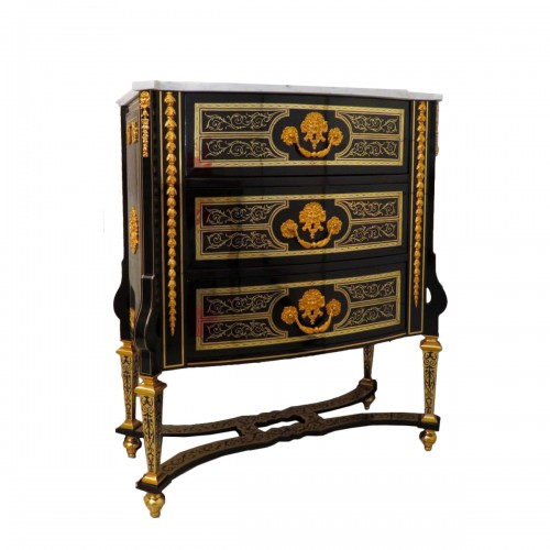  Drawers in Boulle marquetry 19th period Napoléon III