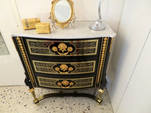  Drawers in Boulle marquetry 19th period Napoléon III - 