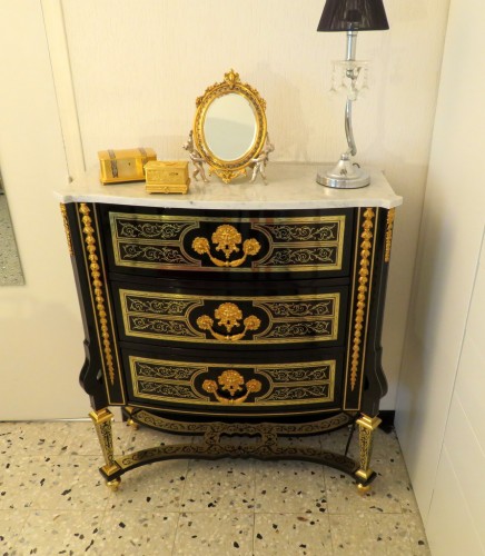  Drawers in Boulle marquetry 19th period Napoléon III - Napoléon III