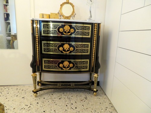 Antiquités -  Drawers in Boulle marquetry 19th period Napoléon III