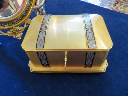 Alphonse Giroux -  Jewelry Box Enamel marquetry Boulle19th century Napoleon III - 