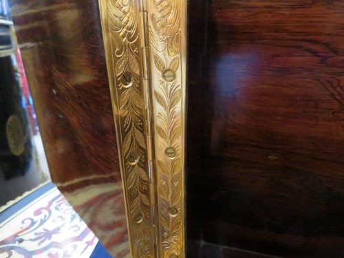 Antiquités -  Tantalus Box in Boulle marquetry Napoleon III period 19th
