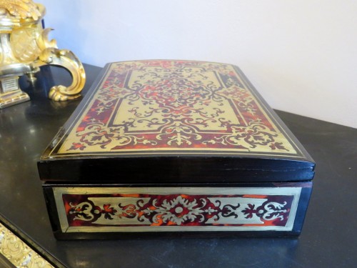Objects of Vertu  - 18th century Boulle marquetry Jewelry Box