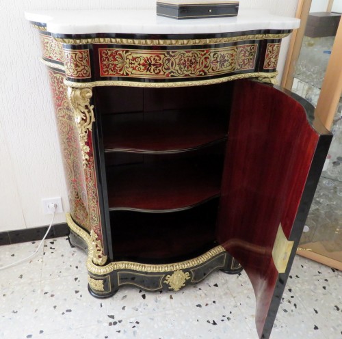  Stamped LEMOINE Cabinet in Boulle marquetry 19th Napoléon III - 