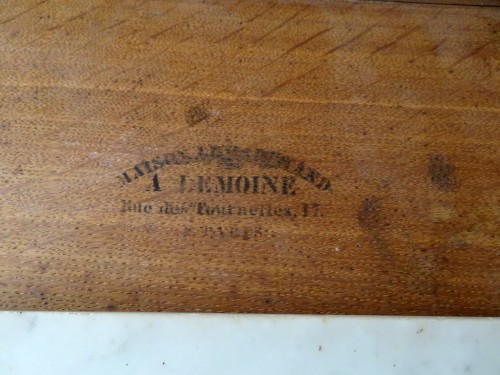 XIXe siècle - Estampillé LEMOINE - Meuble d'appui en marqueterie Boulle époque Napoléon III