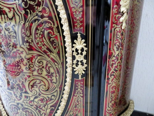  Stamped LEMOINE Cabinet in Boulle marquetry 19th Napoléon III - Napoléon III