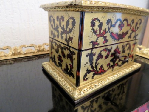 Susse frères à Paris - Fragancy Box in Boulle marquetry Napoleon III period 19th - Objects of Vertu Style Napoléon III