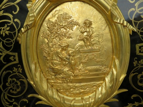 Béfort Jeune - Furniture in Boulle style marquetry, France late 19th century - Napoléon III