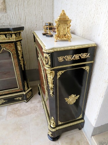  Cabinet in Boulle marquetry Napoléon III - Furniture Style Napoléon III