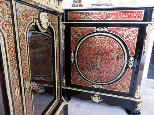 Antiquités -  Cabinet in Boulle marquetry Napoléon III