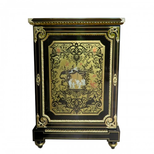 Furniture L XIV in Boulle marquetry 19th  Napoleon III  period 