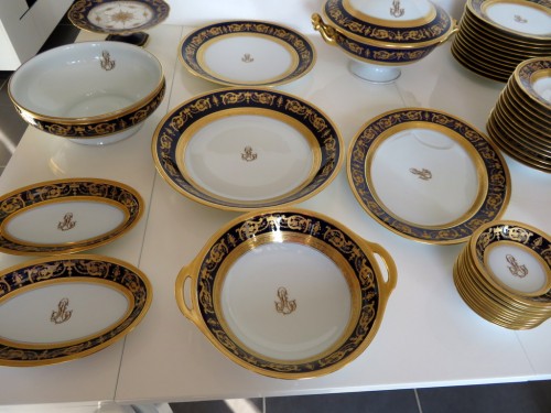 Haviland Imperator model Dinner Set in Porcelaine of Limoges - silverware & tableware Style Art nouveau