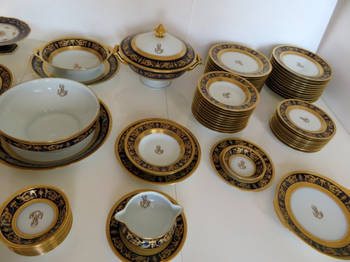 20th century - Haviland Imperator model Dinner Set in Porcelaine of Limoges