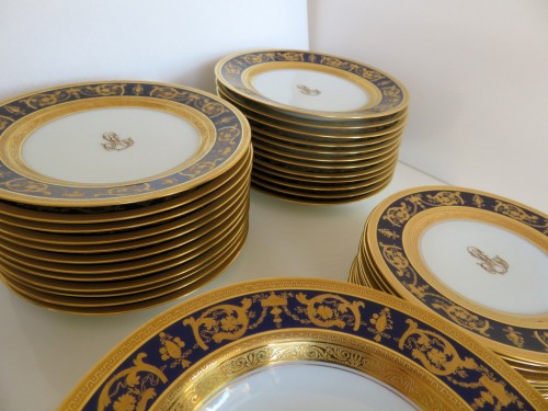 Haviland Imperator model Dinner Set in Porcelaine of Limoges - Art nouveau