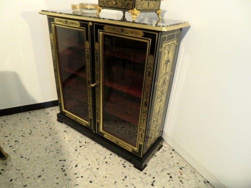 Furniture  - 1!th century Boulle marquetry Showcase