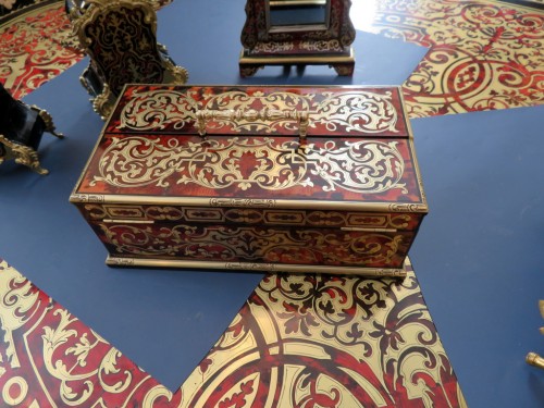 Decorative Objects  - Pen Box of Master in Boulle marquetry Napoleon III period 19th