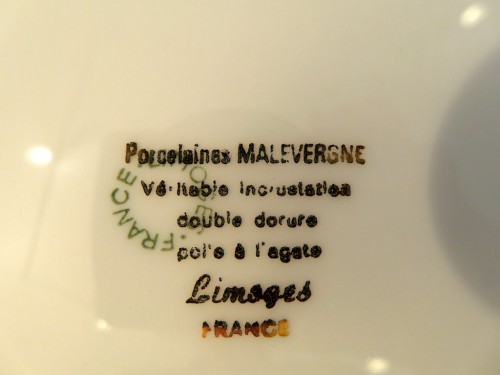 Service "Malevergne"  en porcelaine de Limoges - Argenterie et Arts de la table Style Art nouveau