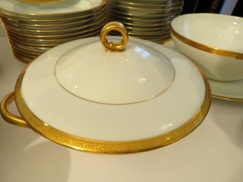 Service "Malevergne"  en porcelaine de Limoges - Antiquités Biau