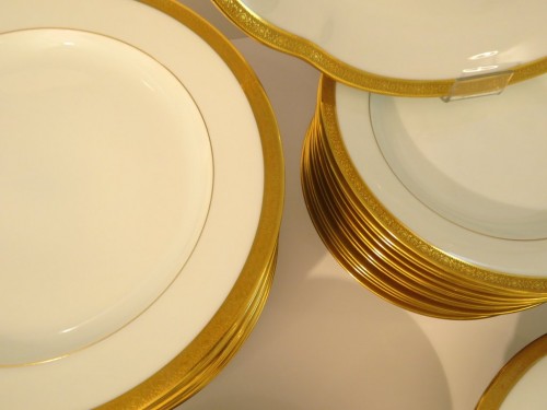 Art nouveau - Service "Malevergne"  en porcelaine de Limoges