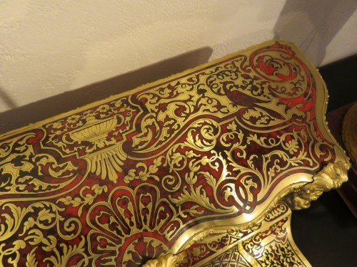 Écritoire en marqueterie Boulle toutes ses faces d'époque Napoléon III - Napoléon III