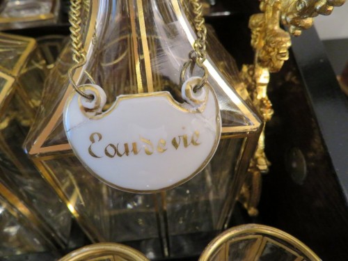 Napoléon III - Cave à liqueur Piano marqueterie et bronze d'époque Napoléon III