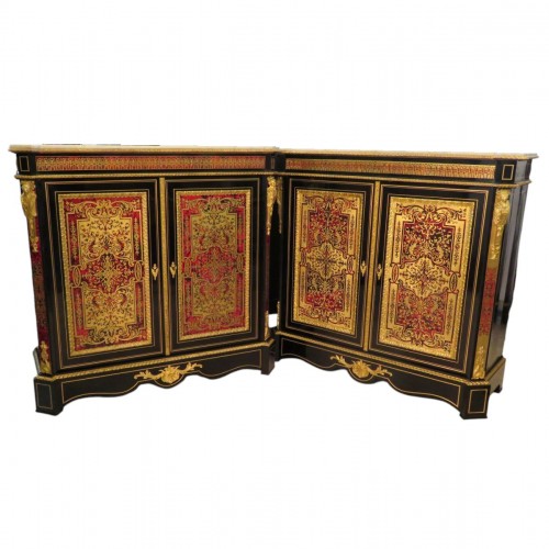 Paire de meuble en marqueterie Boulle époque Napoléon III