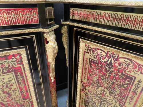 XIXe siècle - Paire de meuble en marqueterie Boulle époque Napoléon III