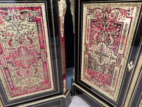 Paire de meuble en marqueterie Boulle époque Napoléon III - Napoléon III