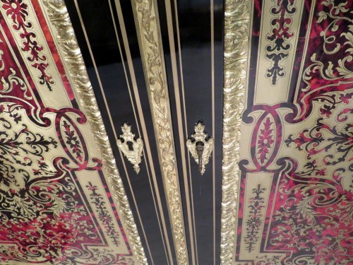 Antiquités - Paire de meuble en marqueterie Boulle époque Napoléon III