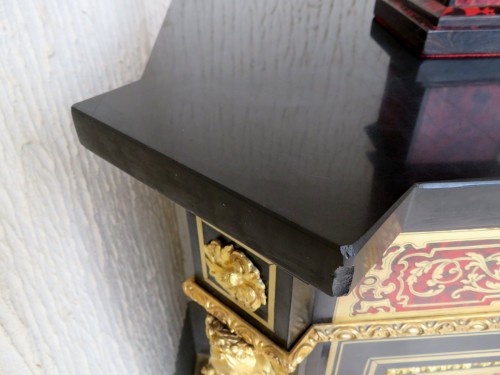  Cabinet two doors in Boulle marquetry 19th Napoléon III - 