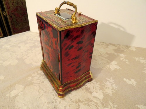 Antiquités - Stamped Bréguet Table Clock in Boulle marquetry Napoleon III period 19th