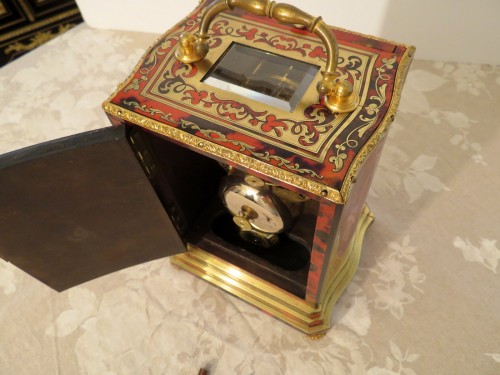 Antiquités - Stamped Bréguet Table Clock in Boulle marquetry Napoleon III period 19th