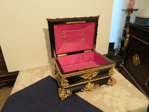 Napoléon III - Large Jewelry Box with Bronze Napoleon III period 19th