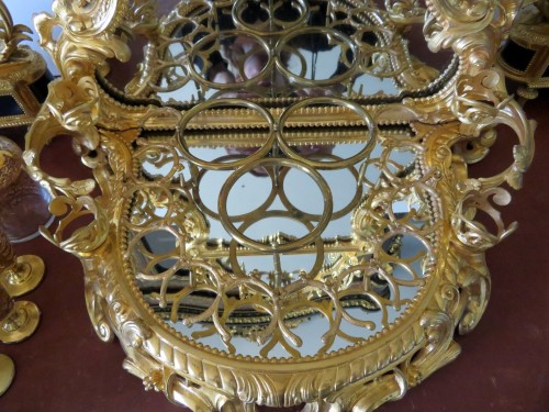 Liquor Cabinet in bronze Napoleon III period  - Decorative Objects Style Napoléon III