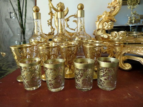 Liquor Cabinet in bronze Napoleon III period  - 