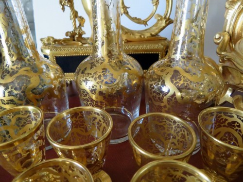 Liquor Cabinet in bronze Napoleon III period  - Napoléon III