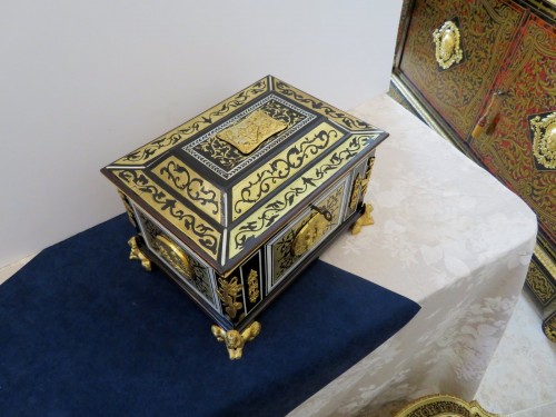 Jewelry Box Ivory and Boulle marquetry, early 18th century - Objects of Vertu Style Louis XV