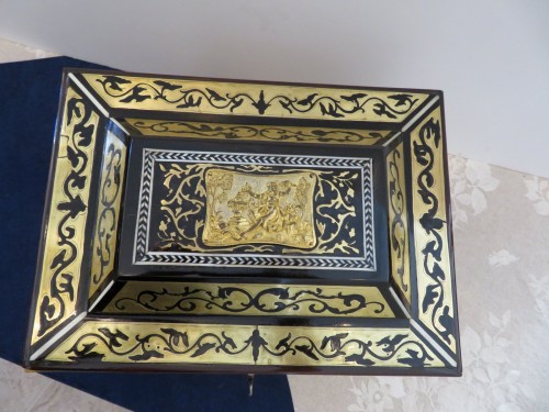 Jewelry Box Ivory and Boulle marquetry, early 18th century - 