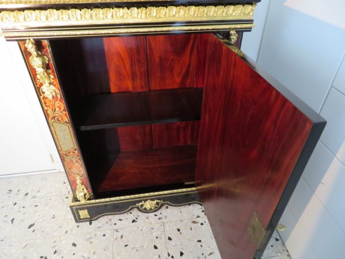 Antiquités - A Napoléon III in Boulle marquetry Cabinet, late19th century