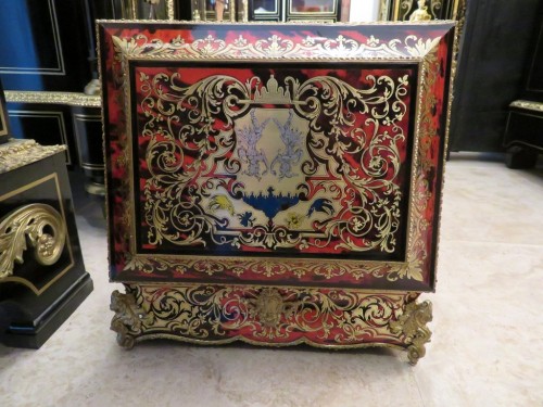 Antiquités - Jewelry Box in Boulle marquetry Napoleon III period 19th