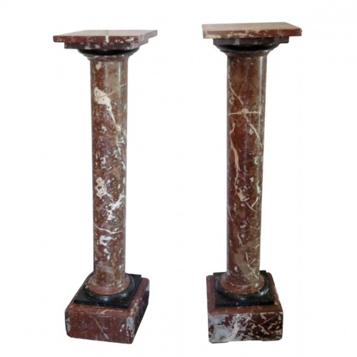 Paire de Colonne en marbre époque Napoléon III