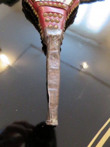 Objets de Curiosité  - Soufflet de cheminée en marqueterie Boulle époque Napoléon III